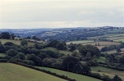 Blick vom Launceston Castle