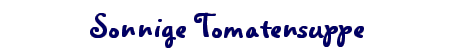 Sonnige Tomatensuppe